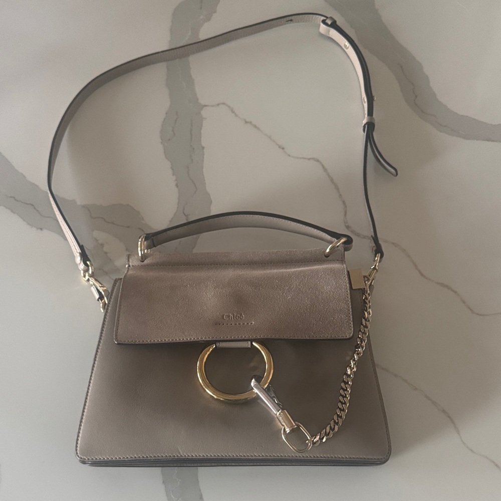 Chloe Medium Gray Faye Bag